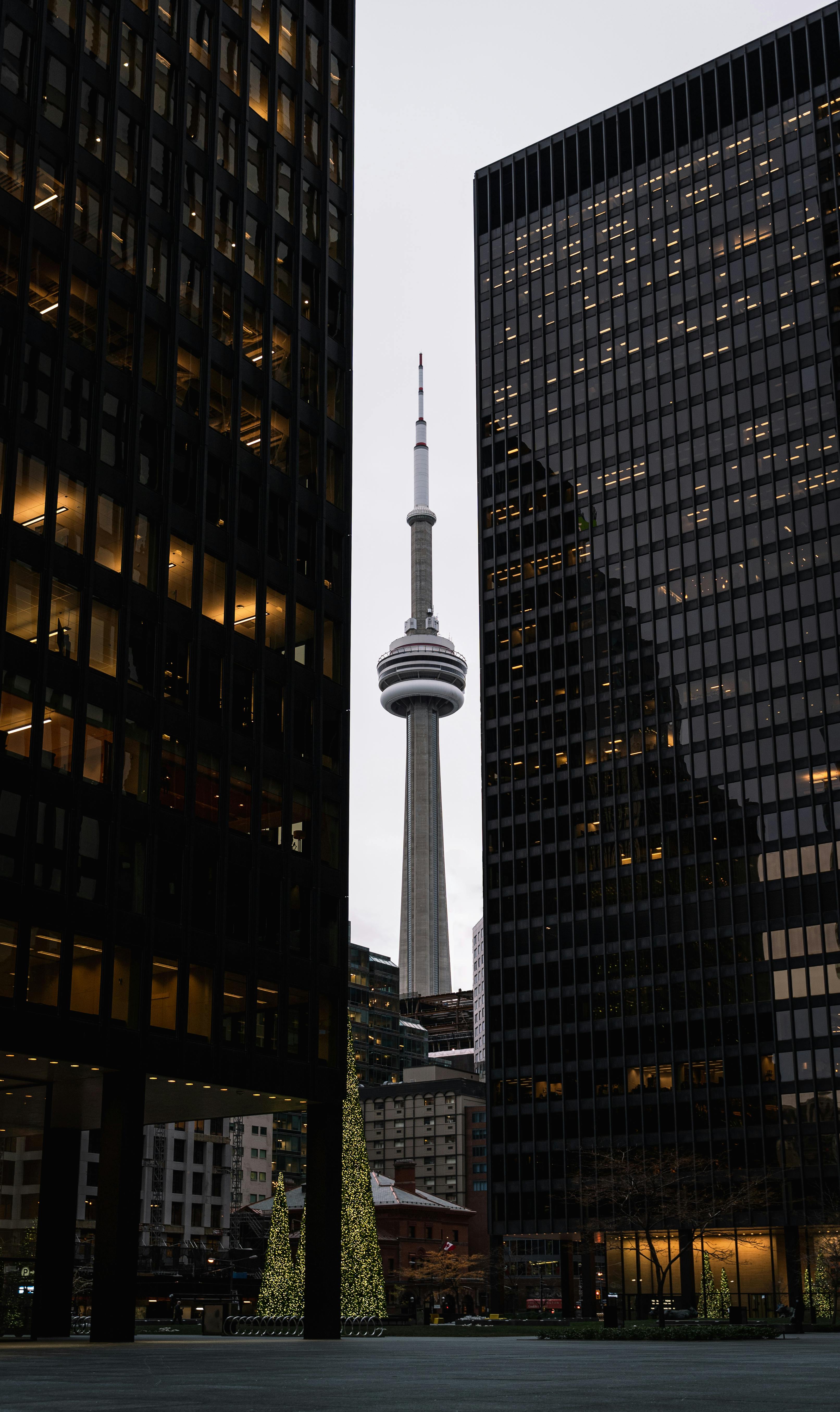 Toronto skyline background